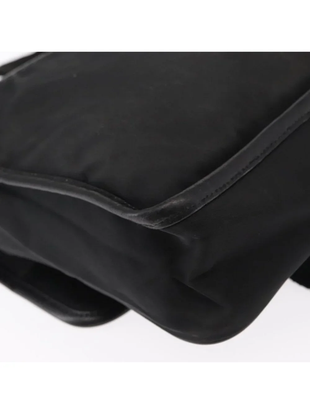 Authentic PRADA Shoulder Bag Nylon Black Silver - Picture 8 of 16